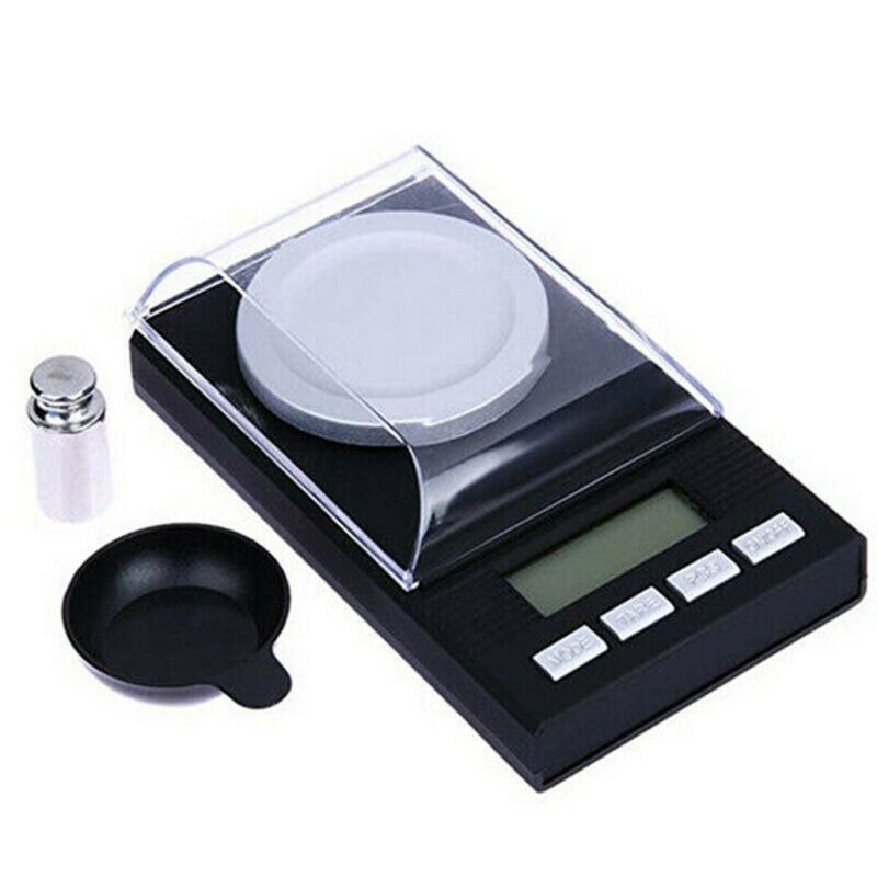 Báscula Digital portátil 1mg pesa 0.001g báscula electrónica de pesaje de alta precisión