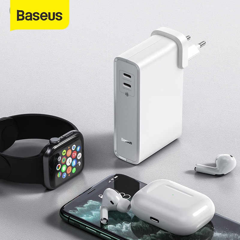 Baseus GaN Power Bank Charger 10000mAh 45W USB C PD Fast Charging 2 in 1 Charger & Battery in One For iP11 Pro Laptop ForXiaomi