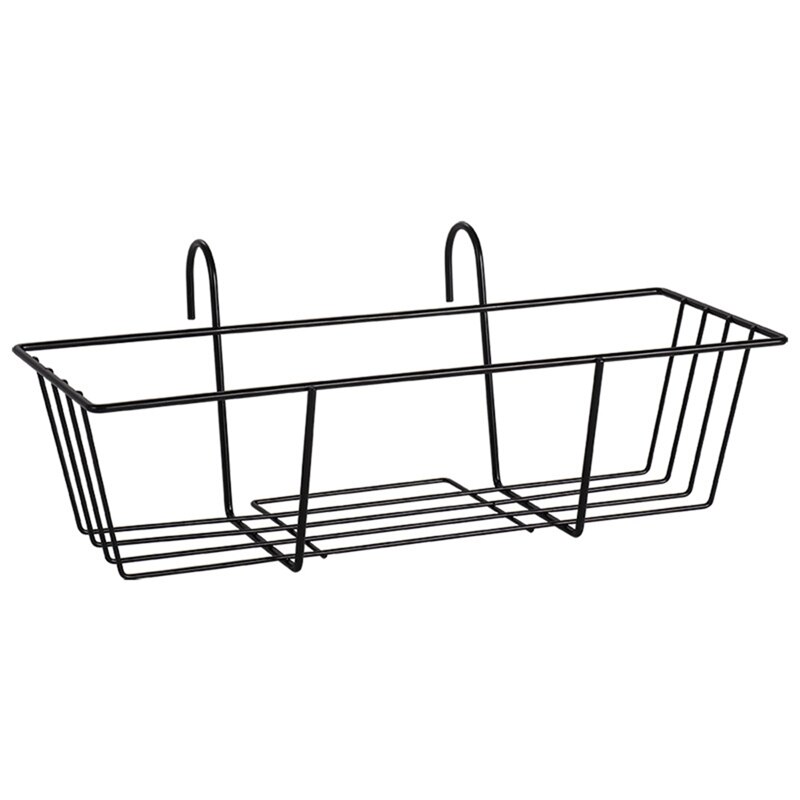Hengende kurver planter rekkverk planter skinnegjerdet pottemaker står rekkverk planter kurver til balkong veranda gjerde: misligholde tittel