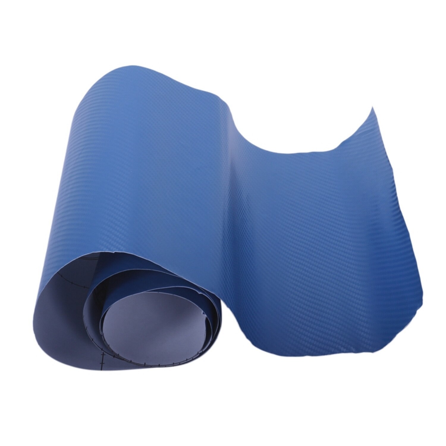 2x DIY 30X127 3D Carbon Fiber Decal Vinyl Film Wrap Roll Adhesive Car Sticker Sheet Blue & Green