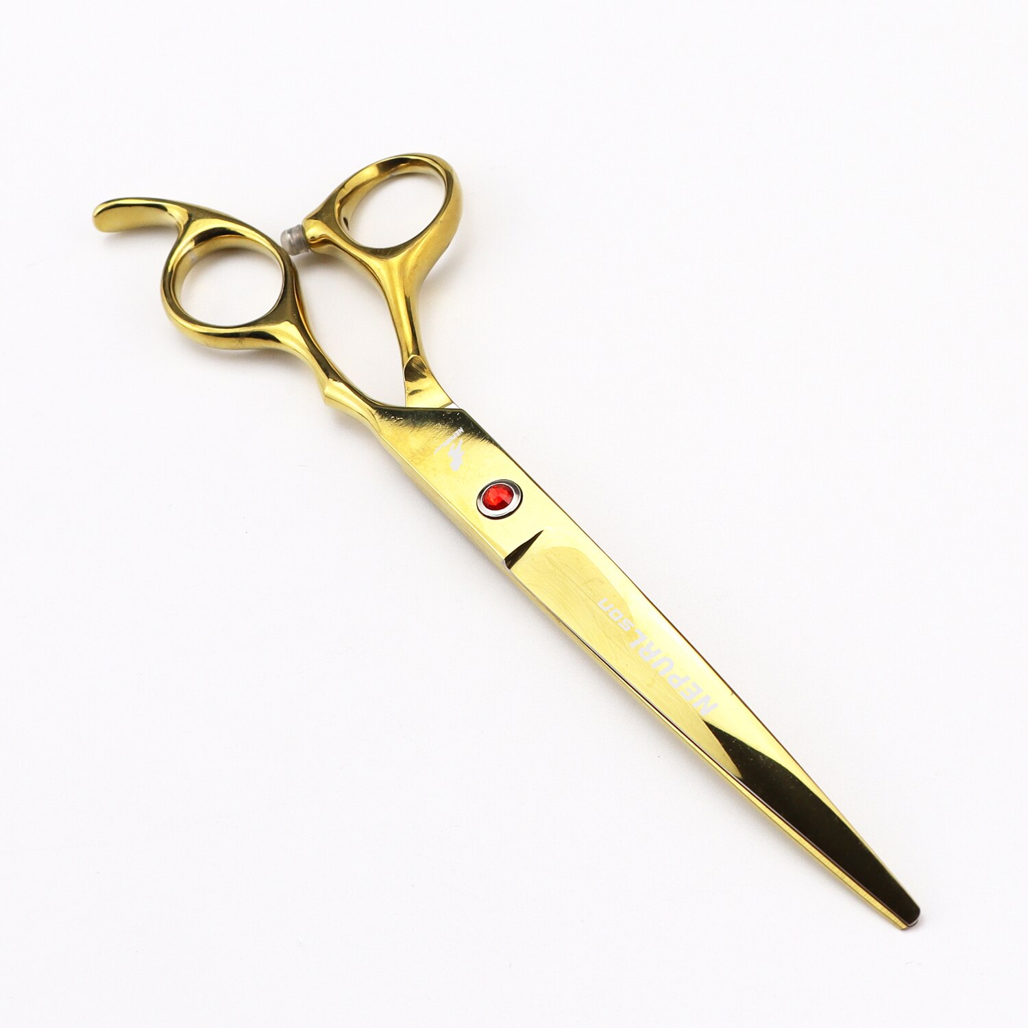 Japan 440C 7.0 inch gold 4 delige set Pet grooming schaar haarverzorging gereedschappen Geavanceerde duurzaam schaar