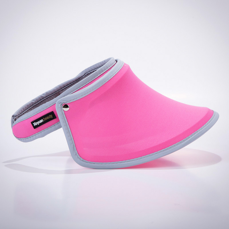 Korean version of the sun visor double layer empty top hat outdoor travel uv protection sun hair hoop sun visor: 6