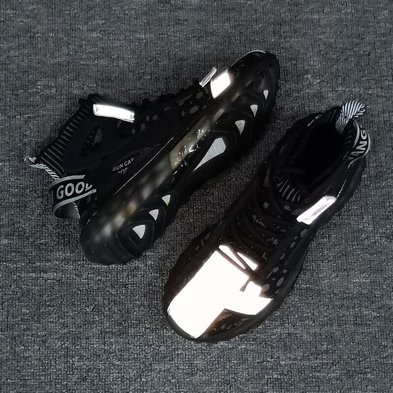 Lente herfst heren sokken hardloopschoenen zwarte jeugd sneaker voor heren hoge sokken heren joggingsneakers heren