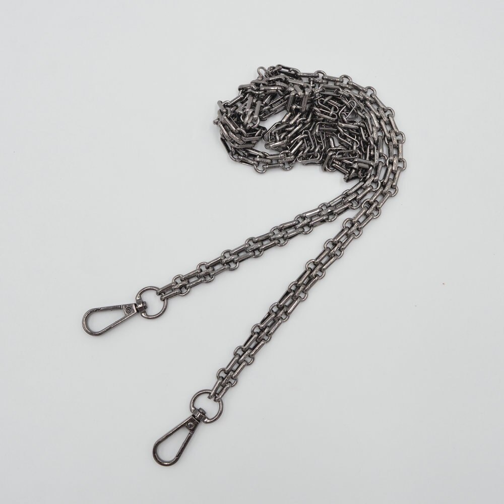40-160 cm metalen portemonnee ketting stalen tas ketting brede schouderriem voor handtas handvat gesp accessoires 5 kleuren: Overigen / Black