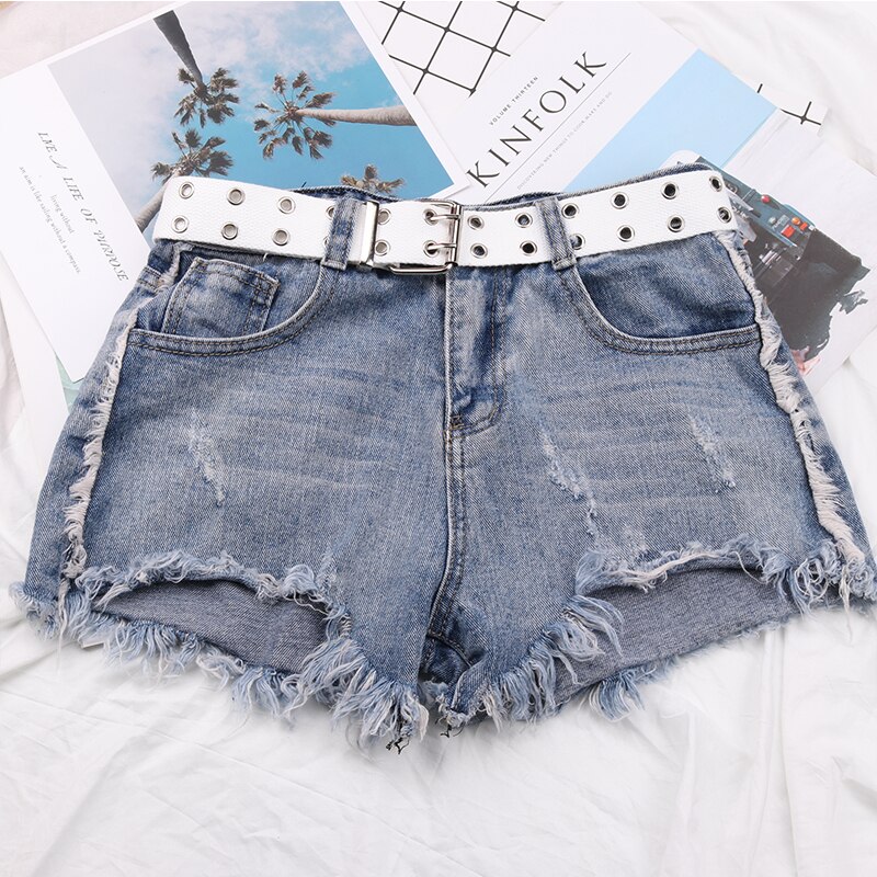 Punk Casual Canvas Unisex Riem Dubbele Rij Gaten Pin Vierkante Gesp Taille Riem Wit Zwart Student Vrouwen Mannen Jeans tailleband: White