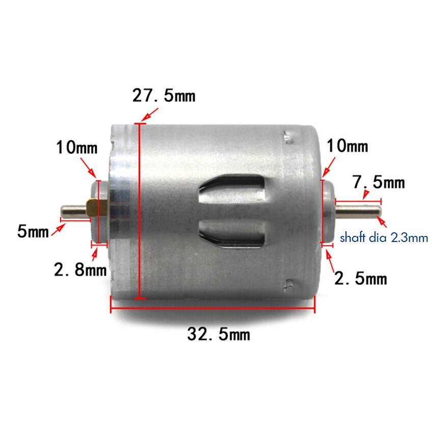 360 Dual Welle Motor DC 6-12V Micro DC DIY Spielze... – Vicedeal