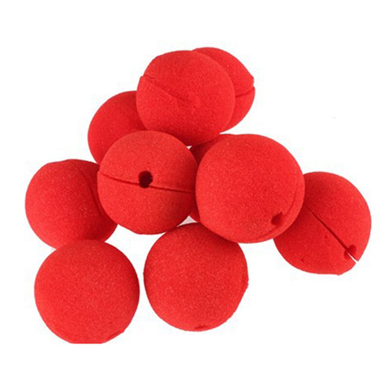 1 PCS 5cm Leuke Clown Neus Rode Spons Neus Sponge Ball Red Clown Magic Neus voor Halloween Party Decoratie accessoire
