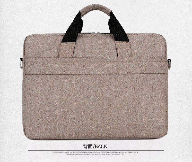 Nylon Briefcase Women Men 13.3 14.6 15.6 17.3 inches Laptop Bag Waterproof Office Documents Bags Travel Shoulder Handbag