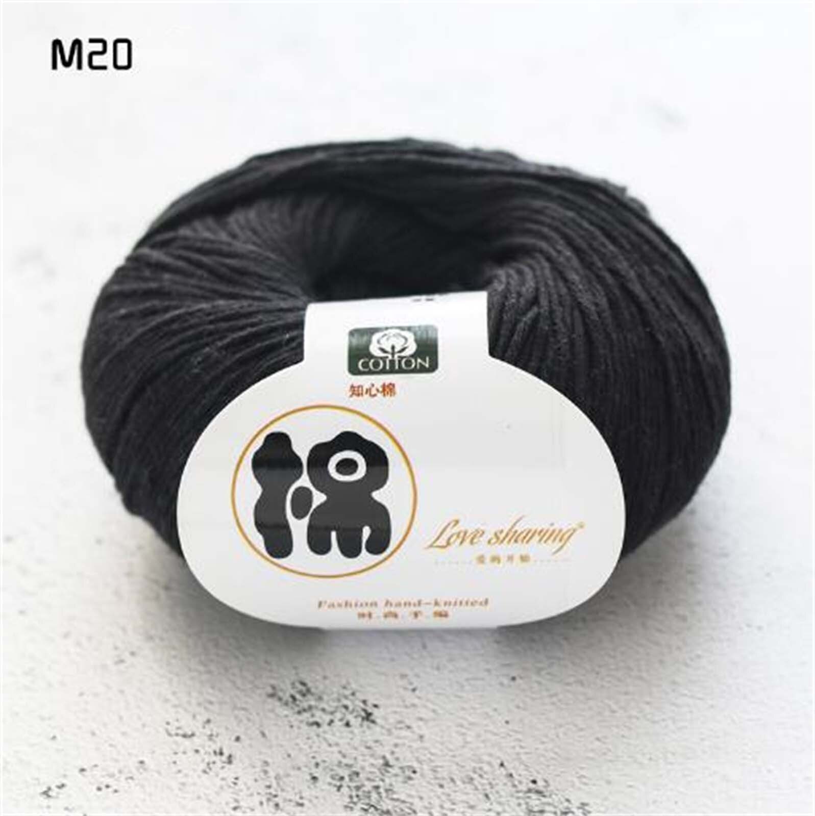 Soft Cotton Baby Knitting Wool Yarn Thick Yarn Fiber Velvet Yarn Hand Knitting Wool Crochet Line For Diy Sweater Wool Cotton: J