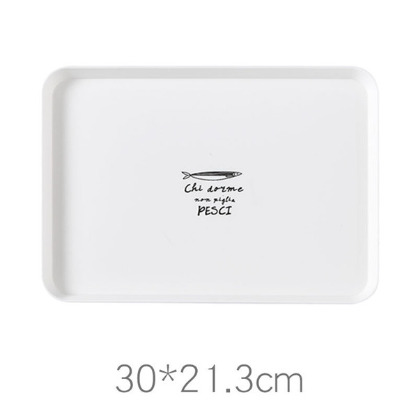 The Brot Kunststoff-Tablett PP, contenedor de postre, bandejas de Werkzeuge Geschirr Einfache Dekoration Geschenk, 1 Uds.: 1