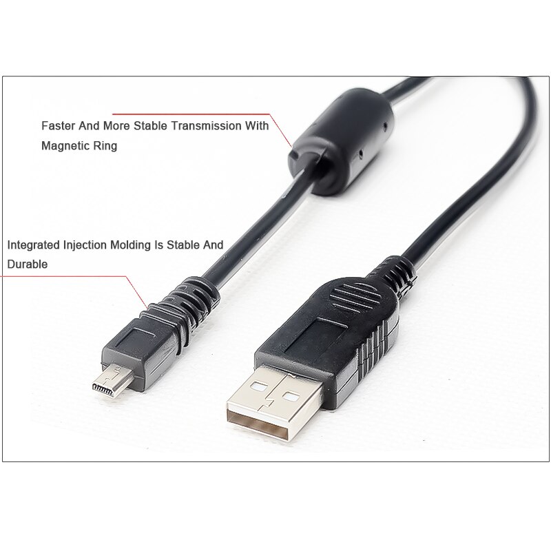 USB Cable Camera Transfer Data Sync Charging Cord Compatible with Sony Digital Camera CyberShot DSC-H200 H300 DSC-W710 W830 W370
