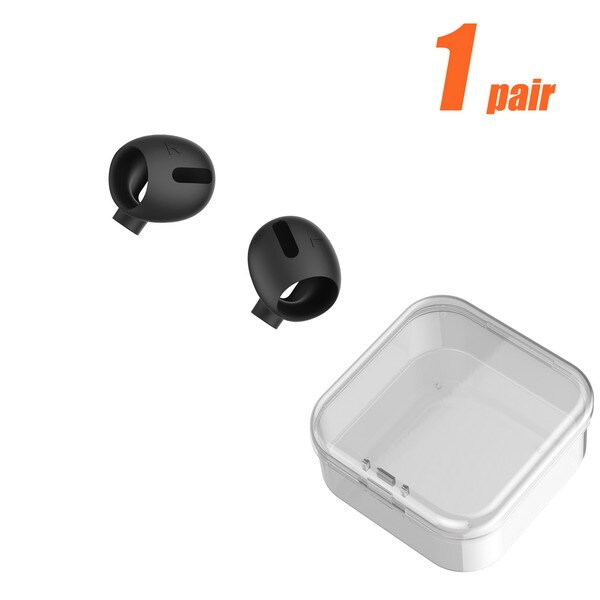 TENNMAK Non Slip Silicone Ear Cover Eartips Compatible with AirPods Pro Eartips Skin Cover Case (fit in the case)