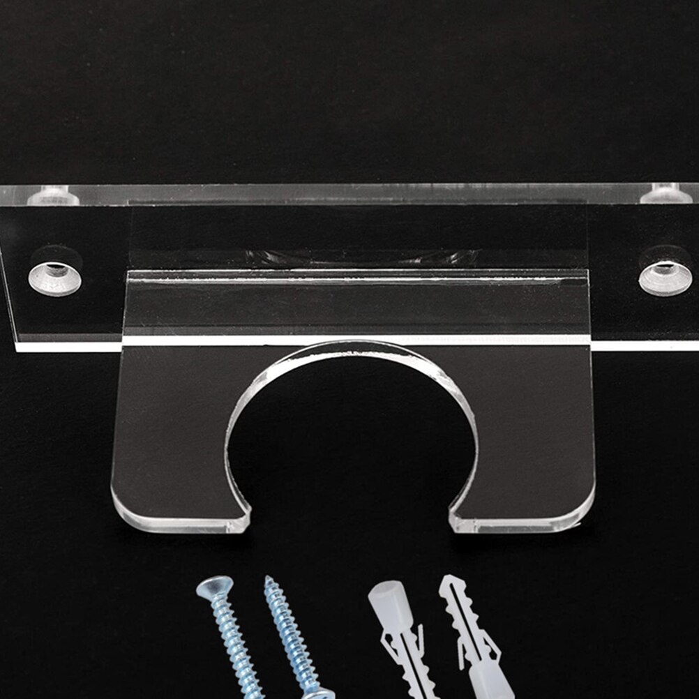 2 stück wandhalterungen für baseballschläger und softballschläger, acryl-schlägerständer