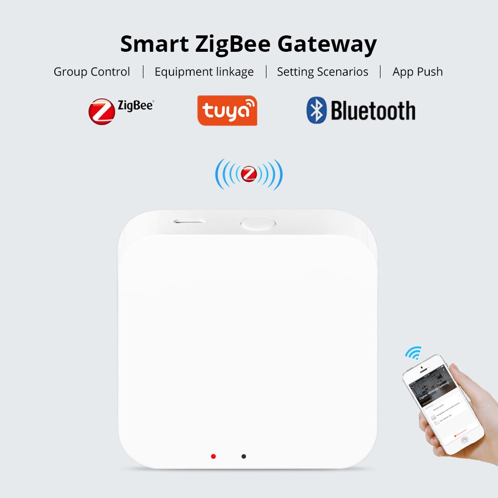 Tuya Zigbee Smart Gateway Hub Wifi + Bluetooth Smart Home Leven Brug App Draadloze Afstandsbediening Werkt Met Alexa Google thuis