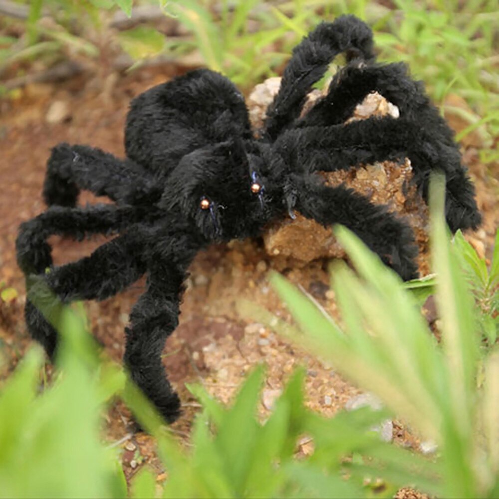 6-farbe nachahmung spinne plüsch spielzeug Halloween Simulation liefert für 30 cm neue realistische spinnen auf der Party