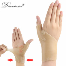 1 Pcs Silicone Gel Duim Protector Magnetische Therapie Polssteun Riem Pijnbestrijding Handschoenen Artritis Druk Corrector Massage
