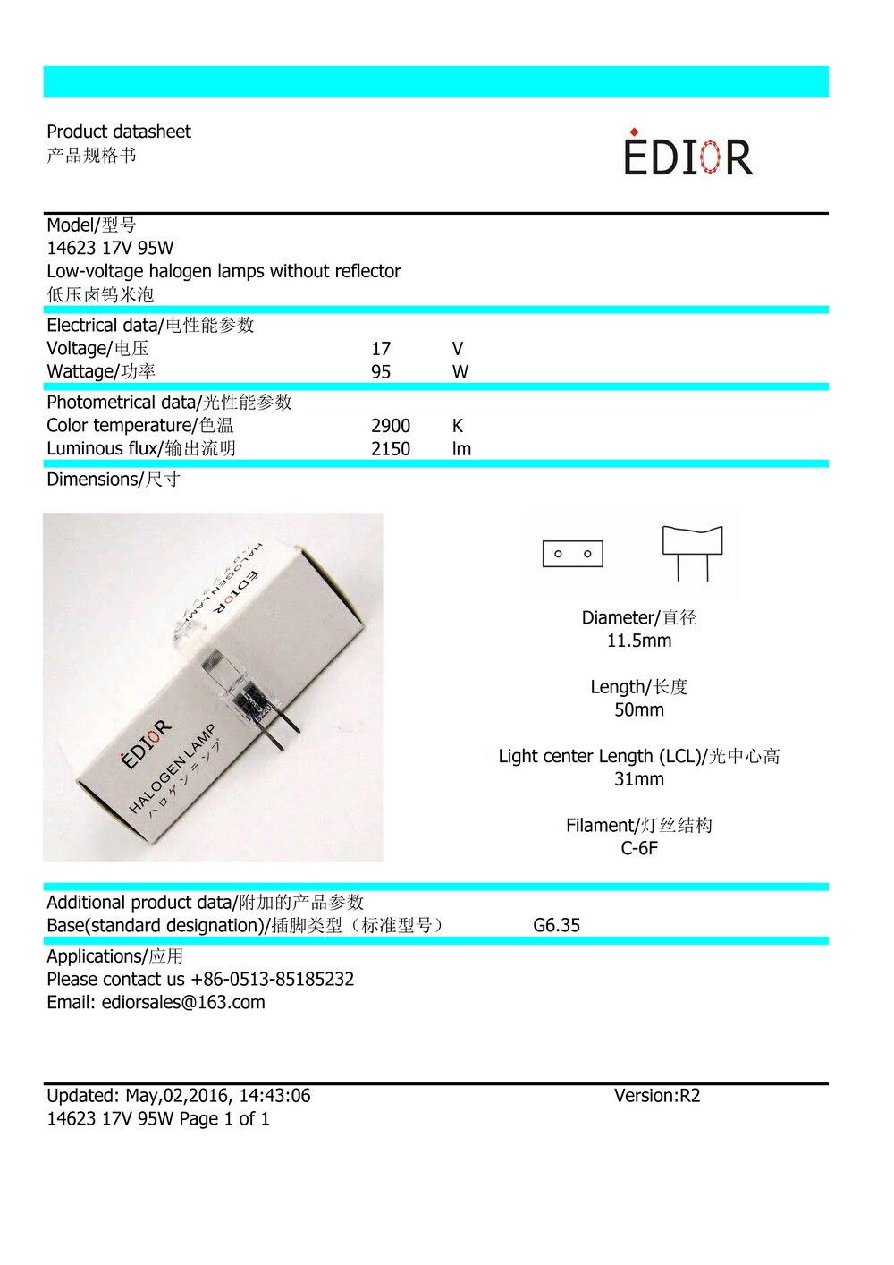 De3175 Led A-dec Cascade Dental Light Bulb 17V 95W - Replacement Bulb Model 9364 (041.709.00) For Dental Lights Adec 411 - Foto 6