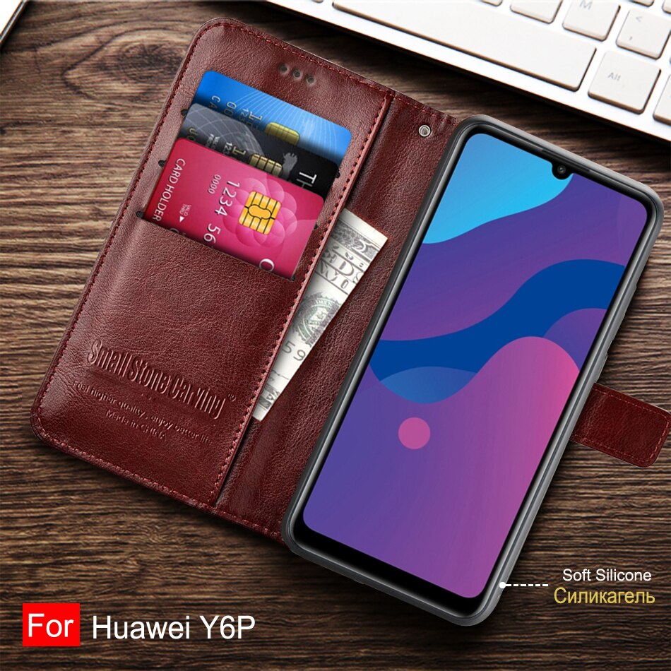 Funda para Huawei Y6P de 6,3 ", Funda de silicona suave Tpu para Huawei y6p Y 6P, Funda MED-LX9N para huawei y6p, con ranuras para tarjetas