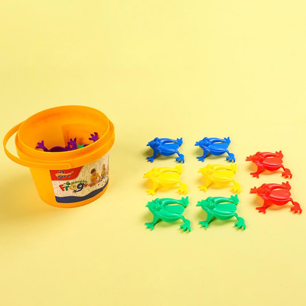 12Pcs Frösche Spielzeug Mini Größe Drücken Sie Mühelos Anti-riss Finger Drücken Frösche Springen Spielzeug Frösche Springen Spielzeug für kinder