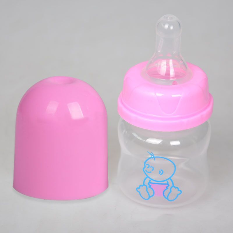 Biberón pequeño PP de 0 a 6 M, 60Ml, para cuidado de lactancia, alimentador de alimentación, zumo de fruta, leche, oferta especial para recién nacido,: R