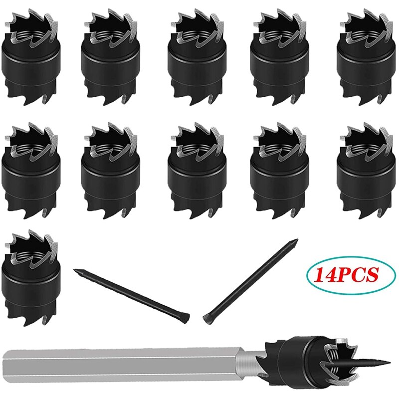 US PRO Tools 9pc Spot Weld Cutter Set 8mm & 9.5mm Spot Weld Removal
