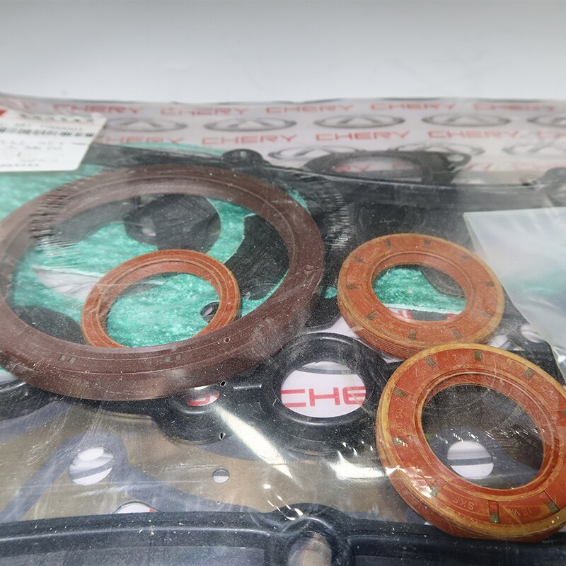 1 sæt komplet motorreparation komplet pakningssæt 3 modeller til kinesisk chery tiggo suv 481 484 e4 g 16 motor autocar motorreparationsdel