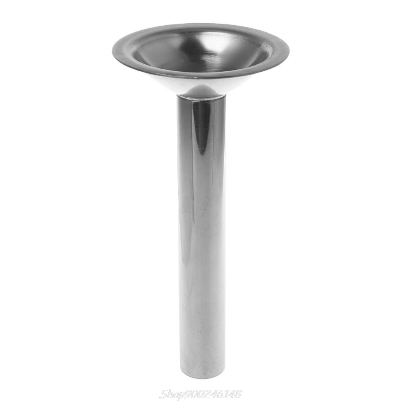 Stainless Steel #10 Size Meat Grinder Sausage Stuffer Tube Horn Funnel Filling Au25 20