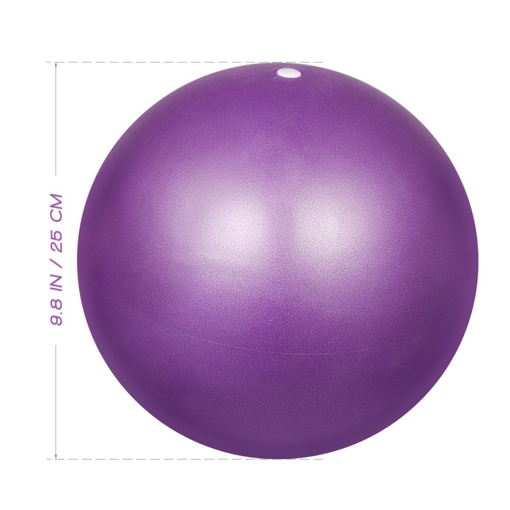 Yoga Pilates Ball Thickened Purple Color Mini Pilates Ball Strengthen Ball for Fitness Shoulder Rehabilitation