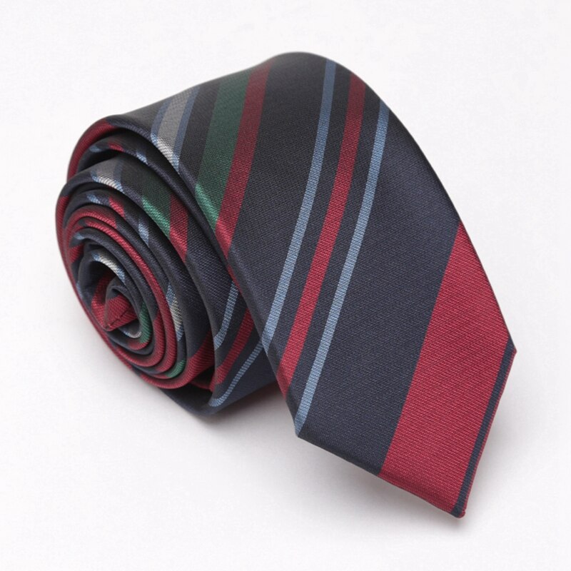 Herre slips stripe dot jacquard slips afslappet formel kjole slips til mænd bowtie bryllup forretning fest tilbehør: Yj -1a-m9
