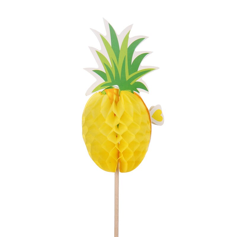 20Stck Holz Karikatur Flamingo Ananas Obst Gabel Stöcke Buffet Cupcake Cocktail Gabeln Festival Geburtstag Backen Nachtisch Gabel Dekor