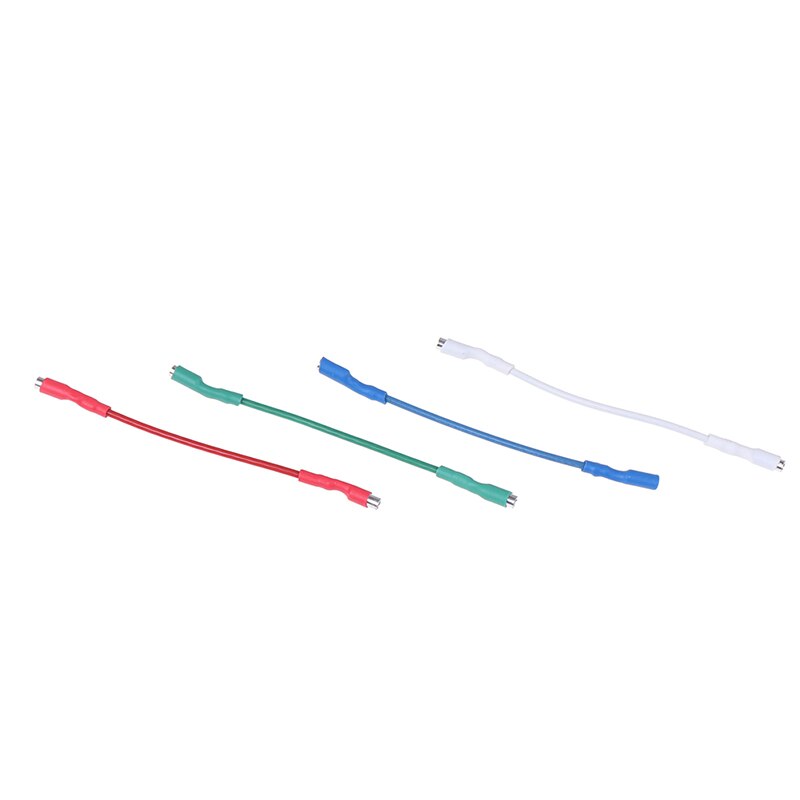 Cable de plata pura 5N de 50mm, Cable Universal para clavijas de 1,2-1,3mm, tocadiscos, carcasa de cabeza de Phono, 4 Uds.
