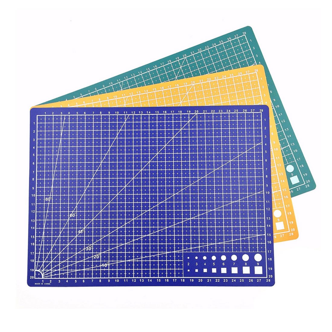 PP Cutting Mat Pad A4 grid line self-healing cutting pad craft card cloth leather cardboard sewing tool Patchwork Cut Pad