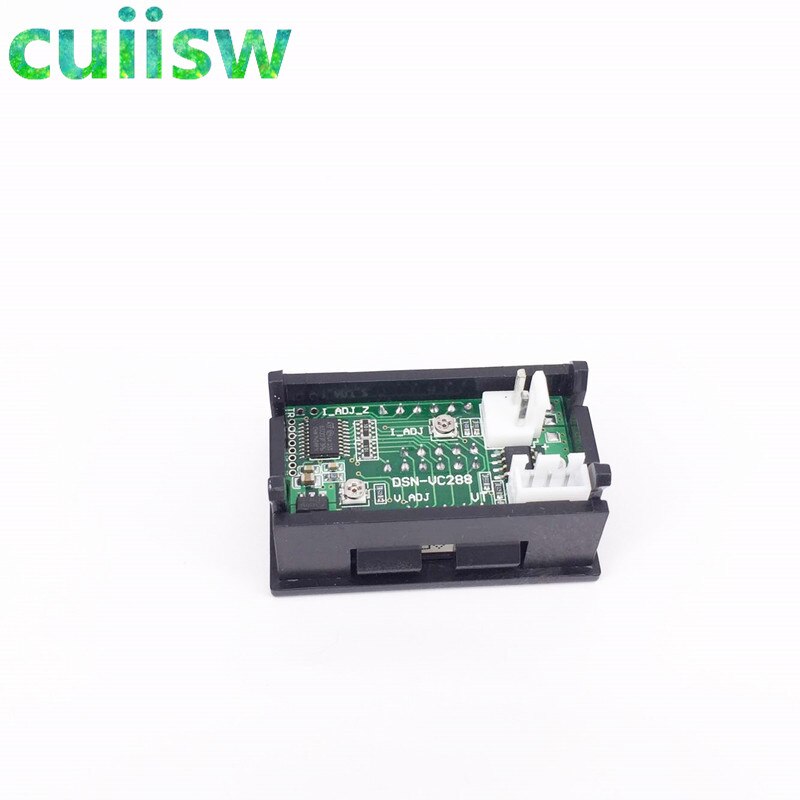 For 0-100V/50A Red Blue Digital Voltmeter Ammeter 2in1 DC Volt Amp Meter W/ Shunt