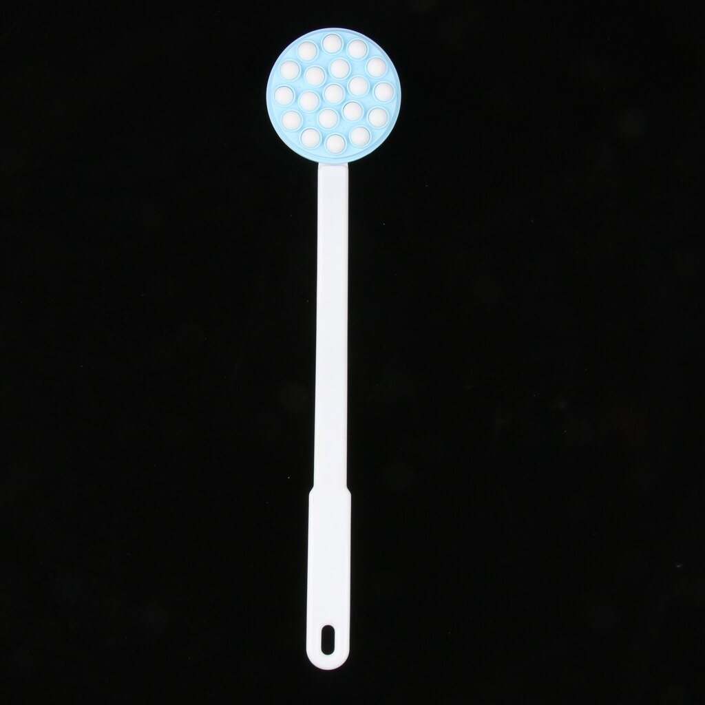 Elderly Disabled Patient Long Handle Bath Shower Back Massage Brush Scrubber