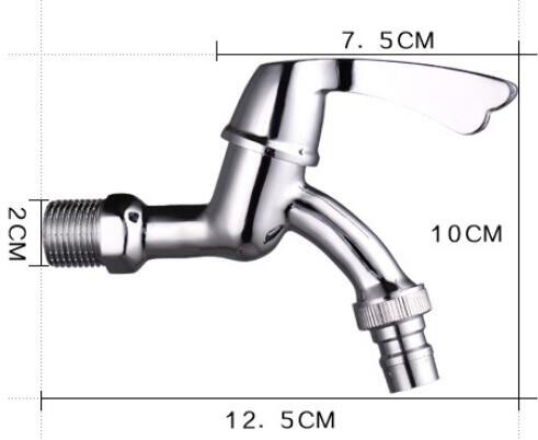 G1/2 Moderne Garten Durcheinander Verlängern Schnell Offene Wasserhahn Waschmaschine Kaltem Wasser Wasserhahn Mopp Schwimmbad Wasserhähne: Waschen Maschine