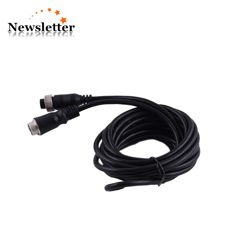 6m 4 Pin din Video Extension Cable for Car Rear View Reverse Camera