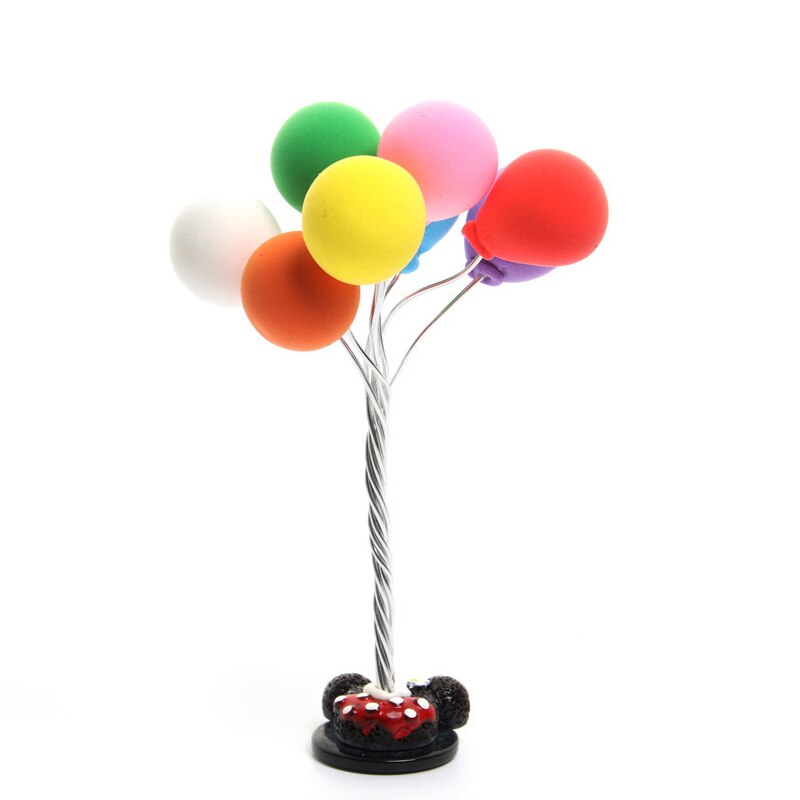 1PC Mini Cartoon Ballon Auto Innenraum Display Ornamente Schöne Ton Luftballons Dashboard Auto Ballon Ornamente Dekoration Ballon: Colorful
