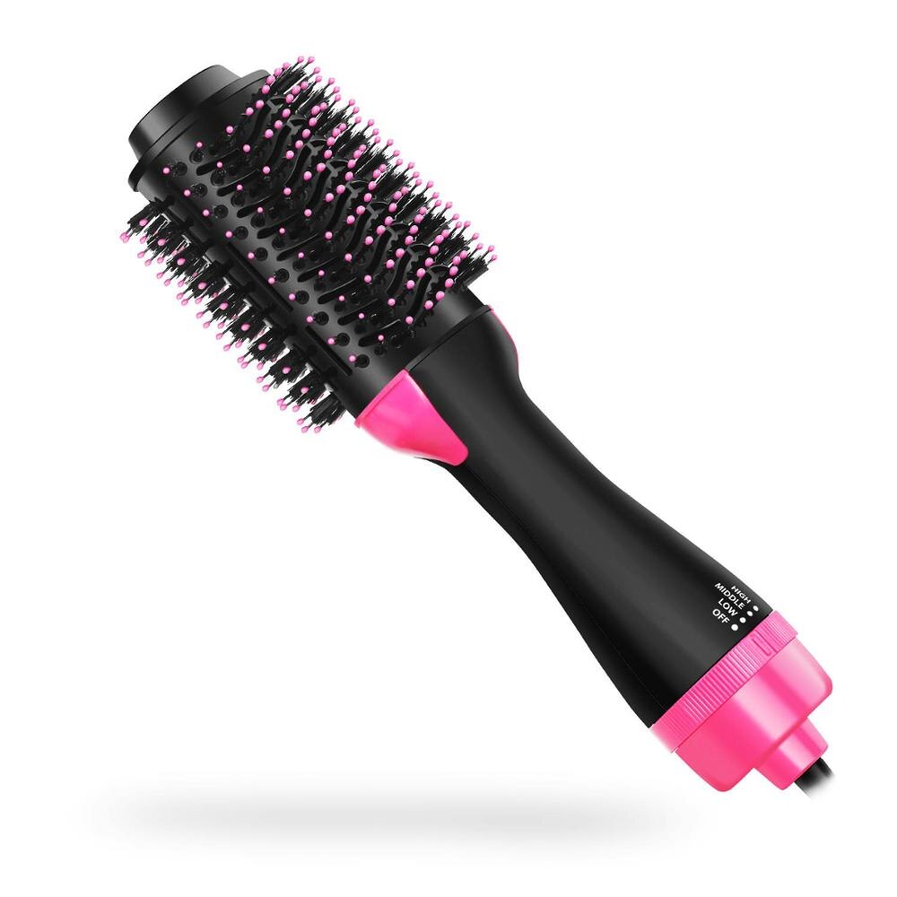 Einen Schritt Haartrockner Und Volumizer Gebläse Haar Trockner Heißer Pinsel Schlag Trockner 3 in 1 Haarbürste Styling Werkzeuge styler: UK Stecker / ohne Kasten