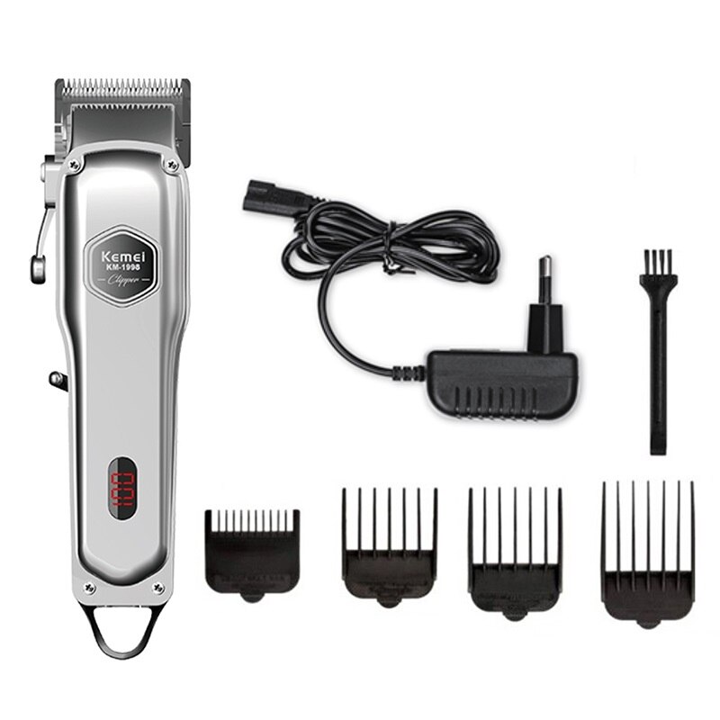 electric hair trimmer metal housing hair clipper beard trimer taper lever hair cutting machine rechargeable haircut