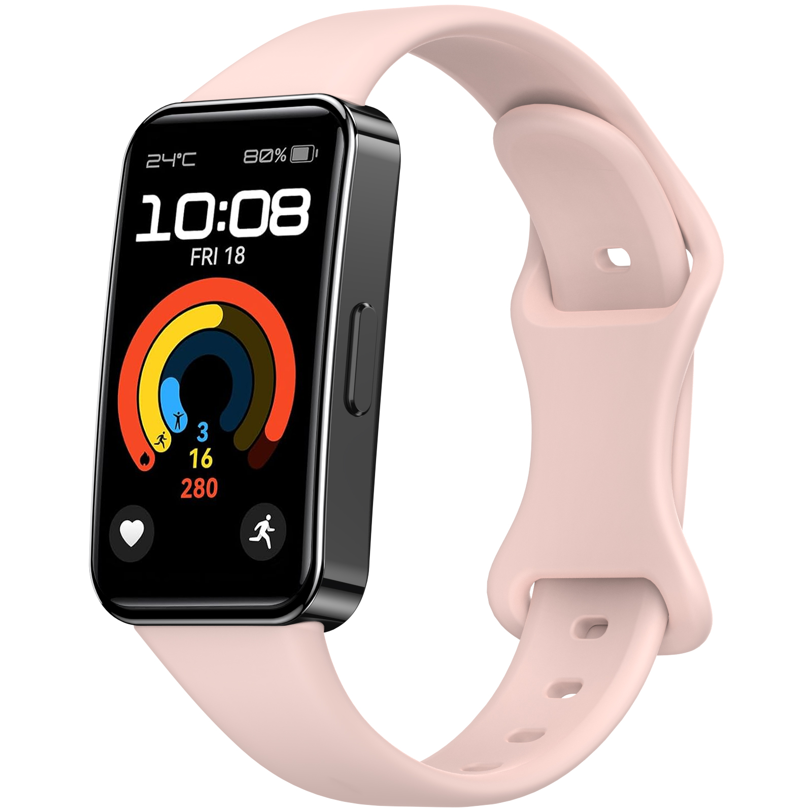 Blød Silikone Rem til Huawei Band 9 8 - Sport Åndbar Urrem Udskiftning Armbånd: Sort grå / 12mm