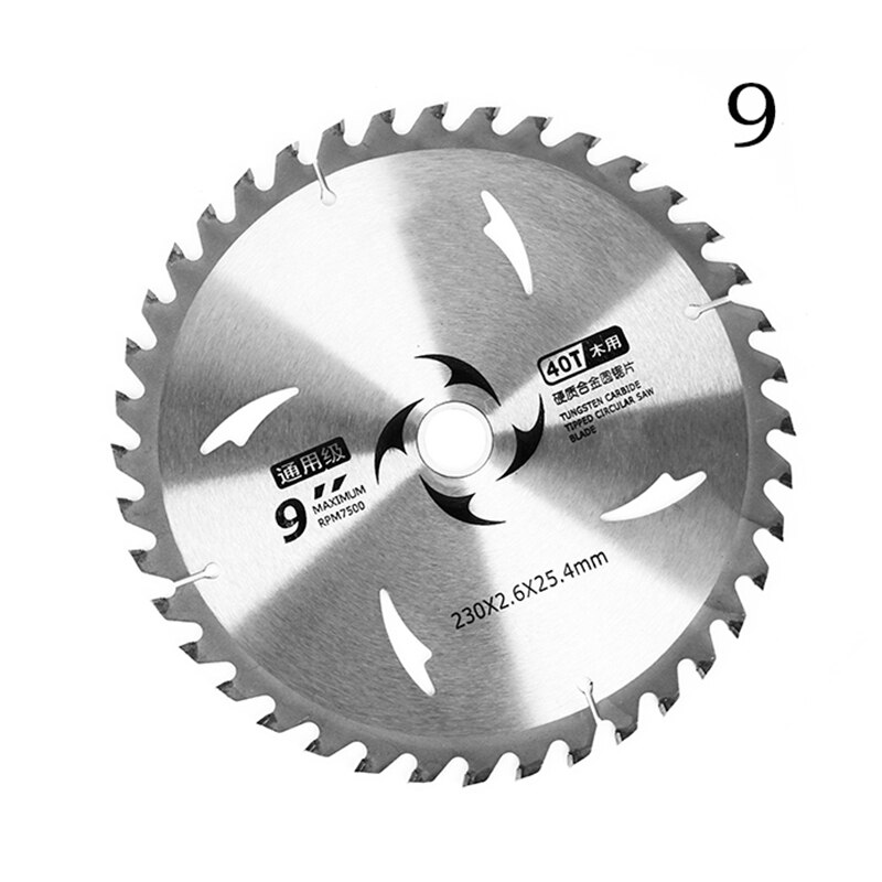 Savklinge 4 " /6 " /7 " /8 " /9 " /10 " rundsavklinge hårdmetal skæreblad til træ aluminium jern skæreskive