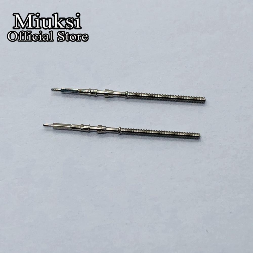 Miuksi Rvs Crown Kit NH35 NH36 NH38 NH39 Beweging Kronkelende Stam: 2PCS