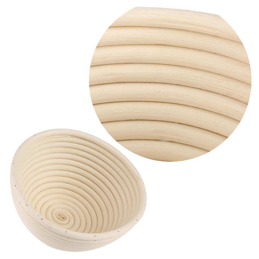 Redonda ratán Brotform Banneton pan prueba cesta herramienta para hornear masa