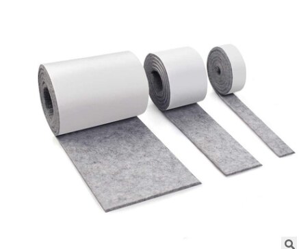 3Pcs 100Cm Zelfklevende Viltjes Diy Vilt Strip Rolls Tafel Stoel Bescherming Pad Meubels Slijtvaste Anti-Kras Uitlaat Tape
