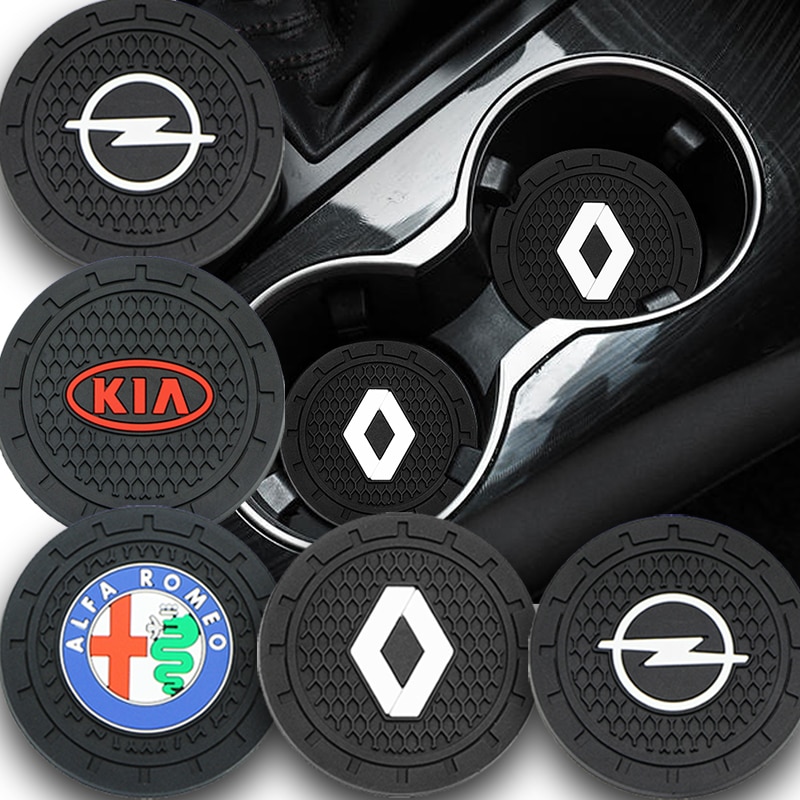 Alfombrilla antideslizante para coche, soporte para taza, botella para Mini Cooper Clubman R55 R56 Countryman R60 Paceman R61 R50 R57, productos para coche, 1 Uds.