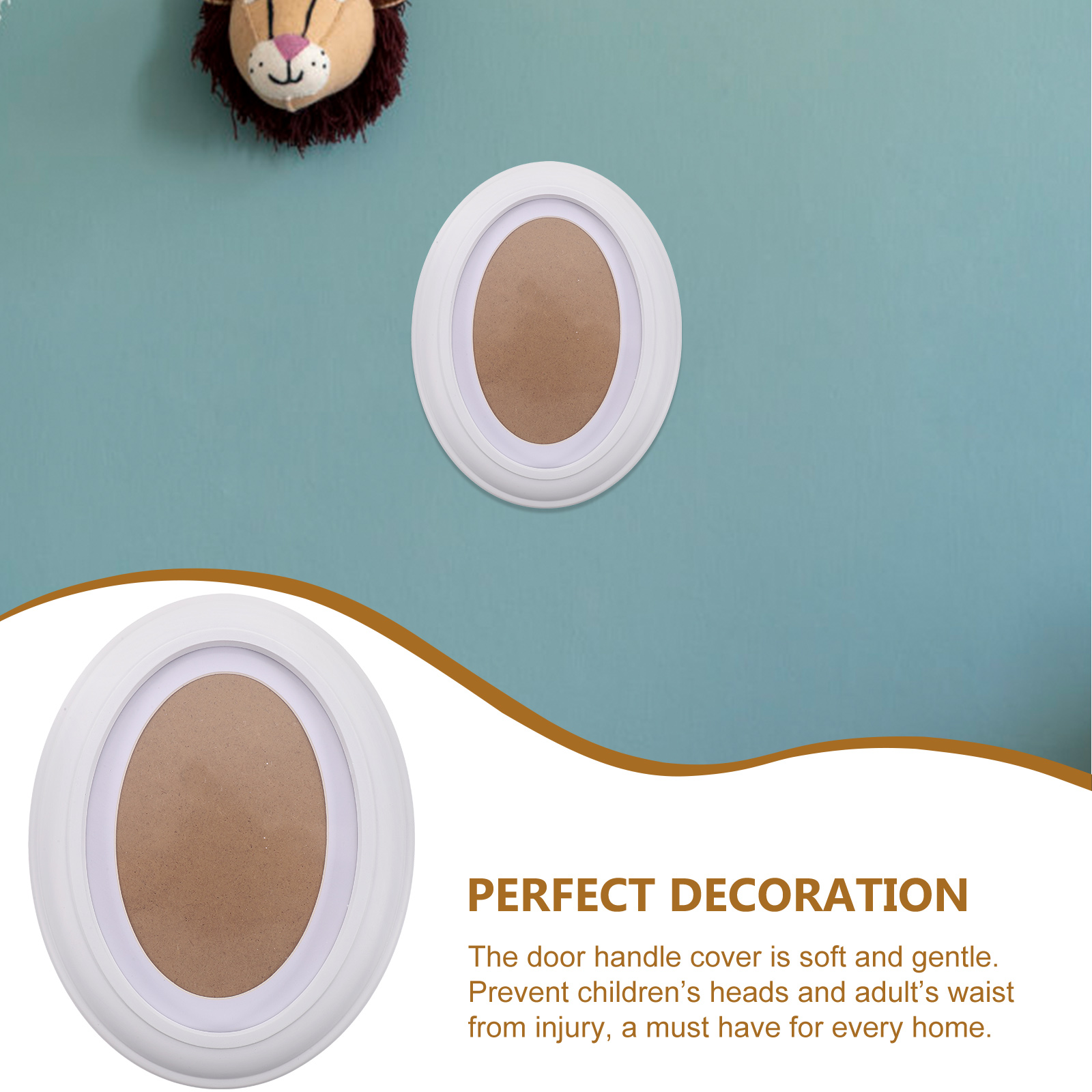 7 oval wooden picture frame Inch Oval Wooden Photo Frame White Wall Hanging Picture Frame for Living Room Bed Room- Send