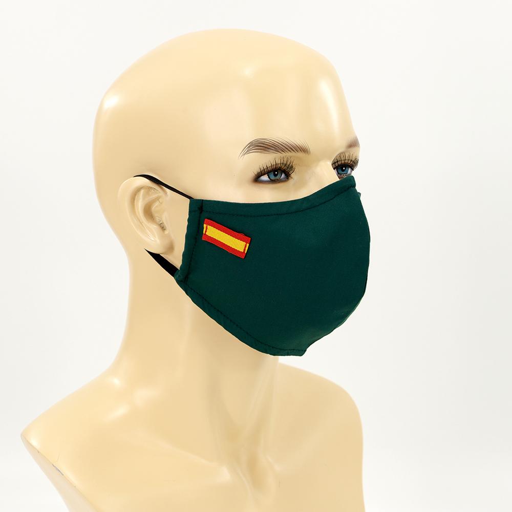 Mascarilla higienica reutilizable de microfibra fabricada en España con funda interior para filtro e innovador sistema de cierre