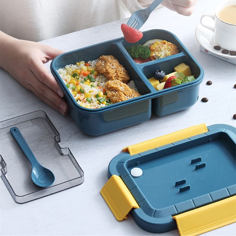 Geïsoleerde lunchcontainer, 2-laags isolatie thermo-thermische lunchbox, roestvrijstalen voedselcontainer, hete stapelbare lunchbox voor studenten, kinderen, school en volwassen kantoor, Thermisc