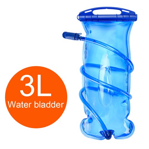 Water Bag 1L 1.5L 2L 3L Water Bladder Reservoir Hydration Container Pack Storage Bag BPA Free Running Hydration Vest Backpack: 3L B