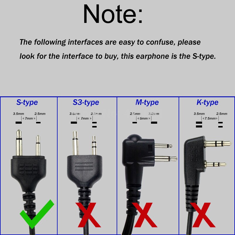 Fone de ouvido Fone De Ouvido Microfone para ICOM IC-V8 IC-V82 Cobra Vertex VX-200 tipo 2 Pin PPT Walkie Talkie S Anti-ruído tubo Acústico Do ar